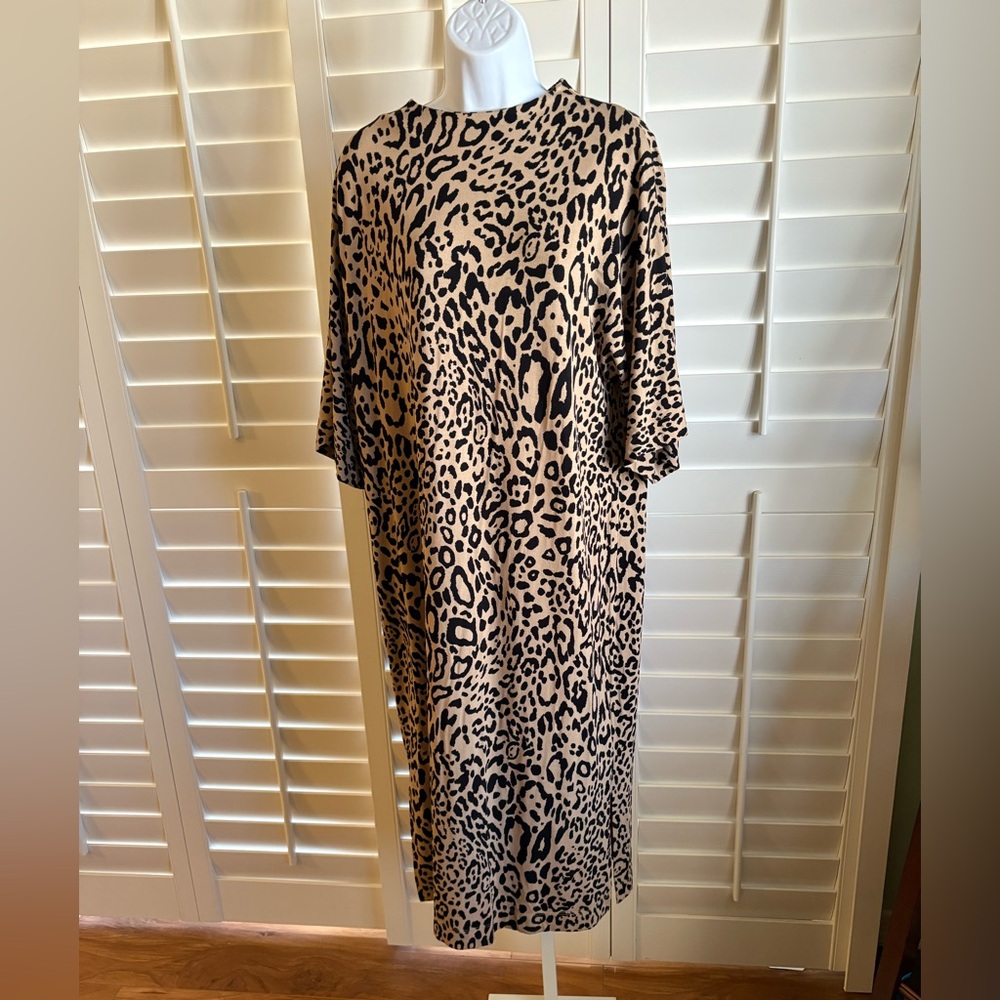 Leopard Print maxi Dress